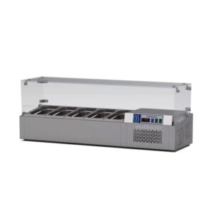 Astema Soğutmalı Set Üstü Saladbar Camlı 1/3 5 Küvet Kapasiteli