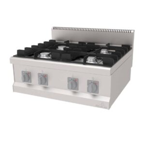 Atalay 700 Seri 4 Gözlü Ocak Set Üstü Gazlı 80x70 Cm