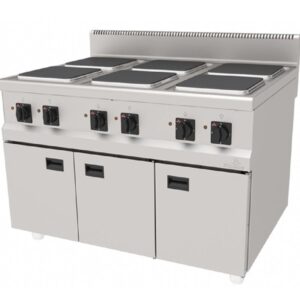 Atalay 900 Seri 6 Kare Pleytli Ocak Dolaplı Elektrikli 120x90 Cm