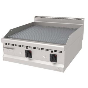 Atalay 900 Seri Nervürlü Pleyt Izgara Set Üstü Gazlı 80x90 Cm