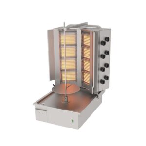 Atalay ADG - 8 A Döner Ocağı Alttan Motorlu V Tip 4+4 Radyanlı Gazlı