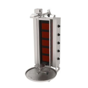 Atalay ADGC - 5 U Döner Ocağı Üstten Motorlu Camlı 5 Radyanlı Gazlı
