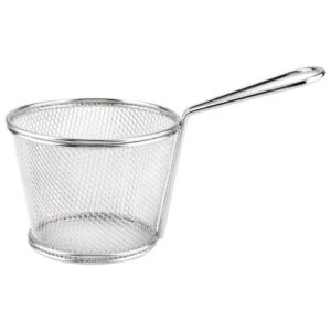 Biradlı BRD-YQ-02 Yuvarlak Patates Sunum Sepeti, 9x8.5 cm