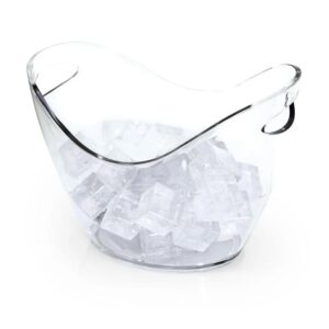 Biradlı Groovy GRV-S-107 Akrilik Şişe Kovası, 35x26x26 cm, 8 L, Şeffaf