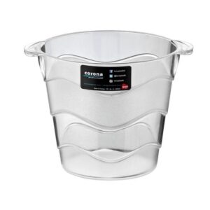 Bora Plastik Polikarbon Şişe ve Buz Kovası 4 L Şeffaf