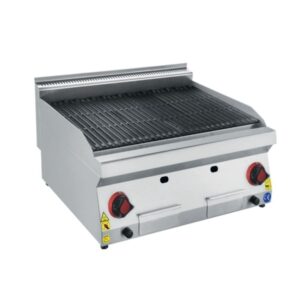 CSA 700 Edge Seri Dökümlü Lavataş Izgara Set Üstü Lpg'li 80x70 Cm