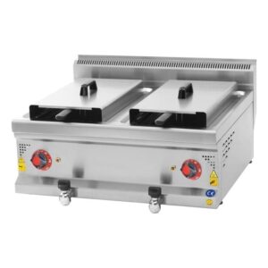 CSA 700 Seri Fritöz Set Üstü Elektrikli 12+12 Lt 80x70 Cm