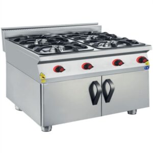 CSA 900 Edge Seri 4 Gözlü Ocak Dolaplı Lpg'li 80x90 Cm