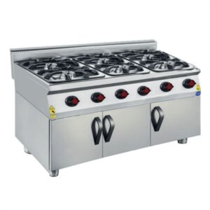CSA 900 Edge Seri 6 Gözlü Ocak Dolaplı Lpg'li 120x90 Cm