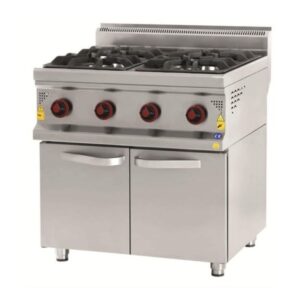 CSA 900 Seri 4 Gözlü Ocak Dolaplı Doğalgazlı 80x90 Cm