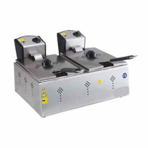 CSA Ekonomik Fritöz Set Üstü Elektrikli 5+5 Litre 56x36 Cm