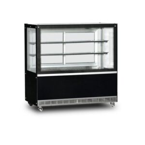 Dampak Isıtmalı Pasta Teşhir Ünitesi Düz Camlı 695 L 160x70 Cm