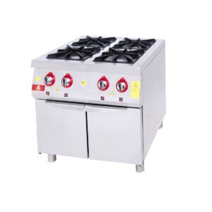 DRN Dolaplı Ocak 4'lü  Gazlı 80x90