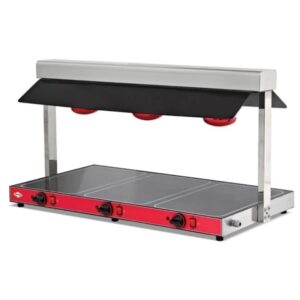 Empero EMP.STU.02 Sıcak Teşhir Ünitesi Halojen Isıtıcılı GN 3x1/1 Kapasiteli