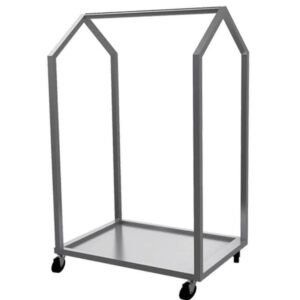 Empero Et Askı Arabası Paslanmaz Çelik 120x55x170 cm