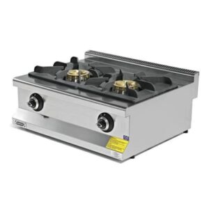 Empero Snack Seri 2 Gözlü Ocak Set Üstü Yüksek Yanışlı Gazlı 80x63 Cm