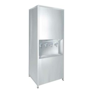 Emsaş EM300 Soğuk Su Sebili, 300 Litre, Komple Paslanmaz,4 Musluklu