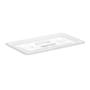 GastroPlast GN 1/4 Gastronom Küvet Kapağı Paslanmaz Küvet Uyumlu Polikarbon