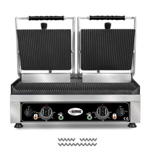 GMG KG 5530 DE Oluklu Tost Makinesi, 52x24 cm