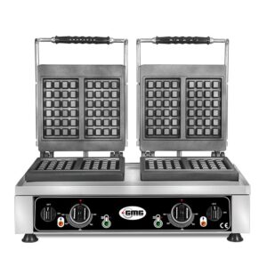 GMG KGW 5530 WE Çift Kapaklı Waffle Makinesi, Çift Kareli 2 x 10 x 17 x 1,5 cm