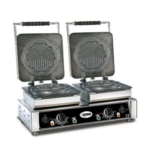 GMG WE 21 M Çiçek Model Waffle Makinesi, Çift Kapaklı