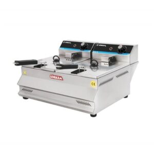 Görkem Fritöz Set Üstü Elektrikli 8+8 Lt 66,5x53 Cm