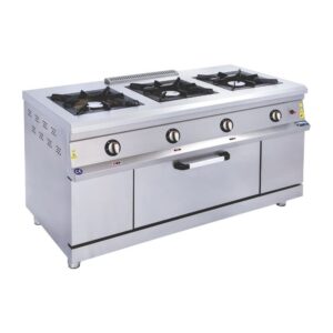 Görkem Kuzine Fırın 3 Gözlü Gazlı 150x72 Cm