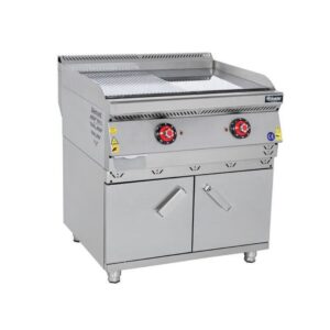 Himaksan Dolaplı Yarı Nevrürlü Pleyt Izgara, Elektrikli, 80x70 cm HMK-DIEN 878