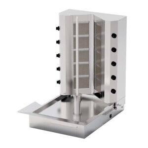 Kalitegaz 5+5 Radyanlı Motorsuz Döner Ocağı, Gazlı, Isıtıcılı V Model KLG142VH