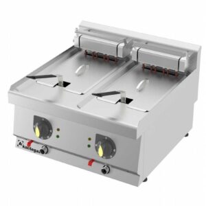 Kalitegaz F6060E 600 Seri Set Üstü İkili Fritöz 12+12 Litre 60x60 Cm Elektrikli
