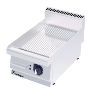Kalitegaz GG4070EC 700 Seri Krom Kaplı Pleyt Izgara Oluklu 40x70 Cm Elektrikli 400 V