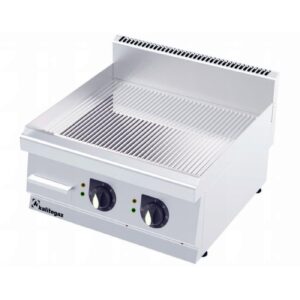 Kalitegaz GG6060EC 600 Seri Krom Kaplı Pleyt Izgara Oluklu 60x60 Cm Elektrikli 400 V