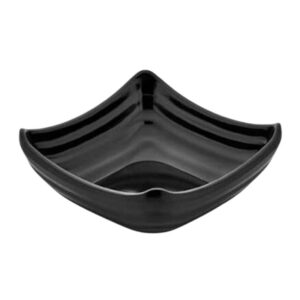 Külsan 13100.BL Thermoset Ramekin Minimal Kare Model 11x11 cm 100 ml Siyah