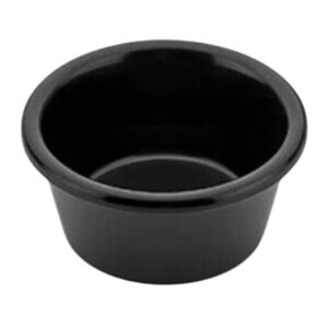 Külsan 13160.BL Thermoset Ramekins Minimal 7 cm 4 cm Yükseklik 60 ml Siyah