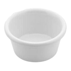 Külsan 13160.PW Thermoset Ramekins Minimal 7 cm 4 cm Yükseklik 60 ml Beyaz