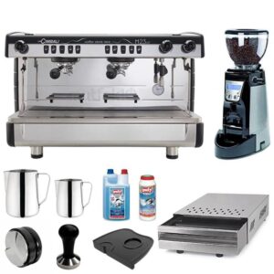 La Cimbali M23  Espresso Kahve Makinesi Seti, Yüksek Şase, 2 Gruplu 10 Parça