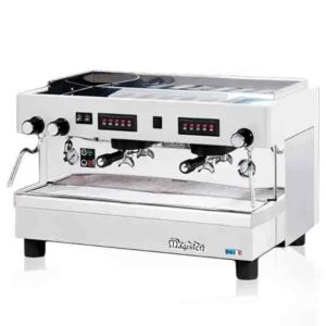 Magister 2 Gruplu Tam Otomatik Espresso Kahve Makinesi, Tall Cup, Beyaz