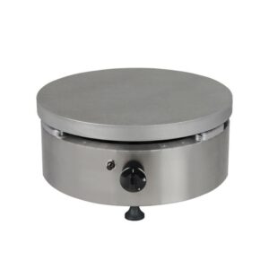 Omake Teflonsuz Düz Tekli Krep Makinesi, Gazlı