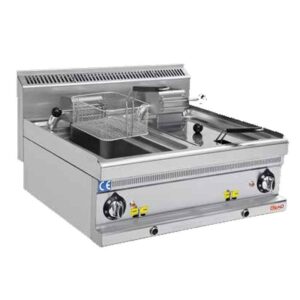 Osimo Elektrikli Fritöz, 12+12 Litre, 700 Seri, 400 V 18 kW,  Tahliye Musluklu