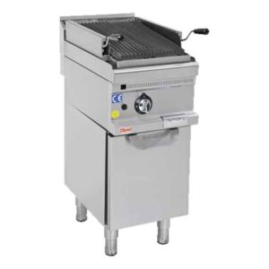 Osimo Gazlı Lavataş Grill Izgara, 40 Cm, 7 kW, Dolaplı