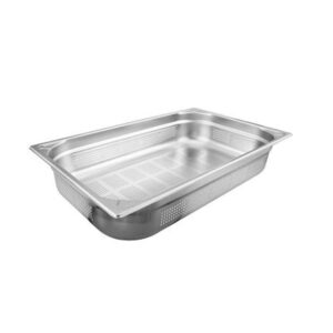 Öztiryakiler Delikli Gastronorm Küvet, Köşe Desenli GNP 1/1x150, 32,5x53x15 cm