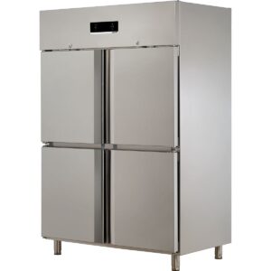 Öztiryakiler GN 1200 NMV 4 Yarım İnox Kapı Dik Tip Buzdolabı