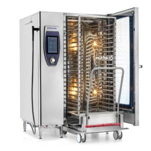 Öztiryakiler Konveksiyonlu Kombi Fırın, GN 1/1 40 Tepsi Kapasiteli Kit Arabalı, Gazlı