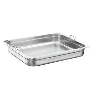Öztiryakiler Saplı Gastronorm Küvet, Köşe Desenli GH 2/1x200, 53x65x20 cm