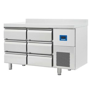 Öztiryakiler TA 260 LMV Derin Dondurucu 6 Çekmeceli Yatay Tezgah Tip 6644