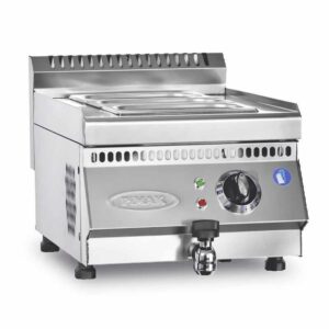 Pimak 70S-M180 Elektrikli Musluklu Sos Benmari Set Üstü 80x70 cm