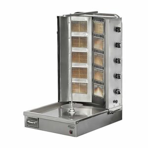 Pimak DO2/M077-5V Gazlı 5+5 Gözlü V Tipi Alttan Motorlu Döner Makinası