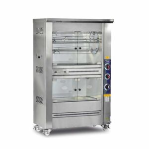 Pimak PI4/M009B Tamburlu Piliç Çevirme Makinası 50 Kapasiteli Gazlı