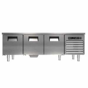 Portabianco 3D60 Cihaz Altı Derin Dondurucu, 3 Kapılı, 230 lt, 304 Kalite