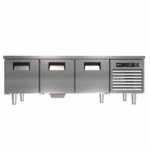 Portabianco 3N70 Cihaz Altı Buzdolabı, 3 Kapılı, 280 lt, 304 Kalite